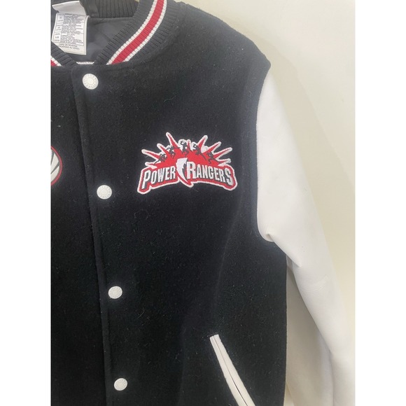 Disney Power Rangers NINJA STORM Red Ranger Varsity Jacket VTG RETIRED Boy 10/12 - Picture 10 of 11
